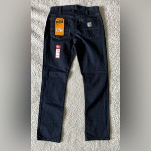 Carhartt Rugged Flex Stretch Straight Fit Jeans Dark Blue Men's Size 32 NEW